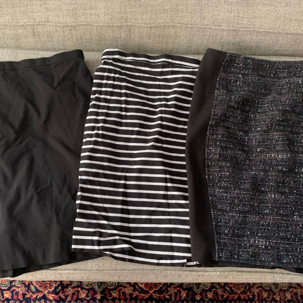 Three White House Black Market pencil skirts